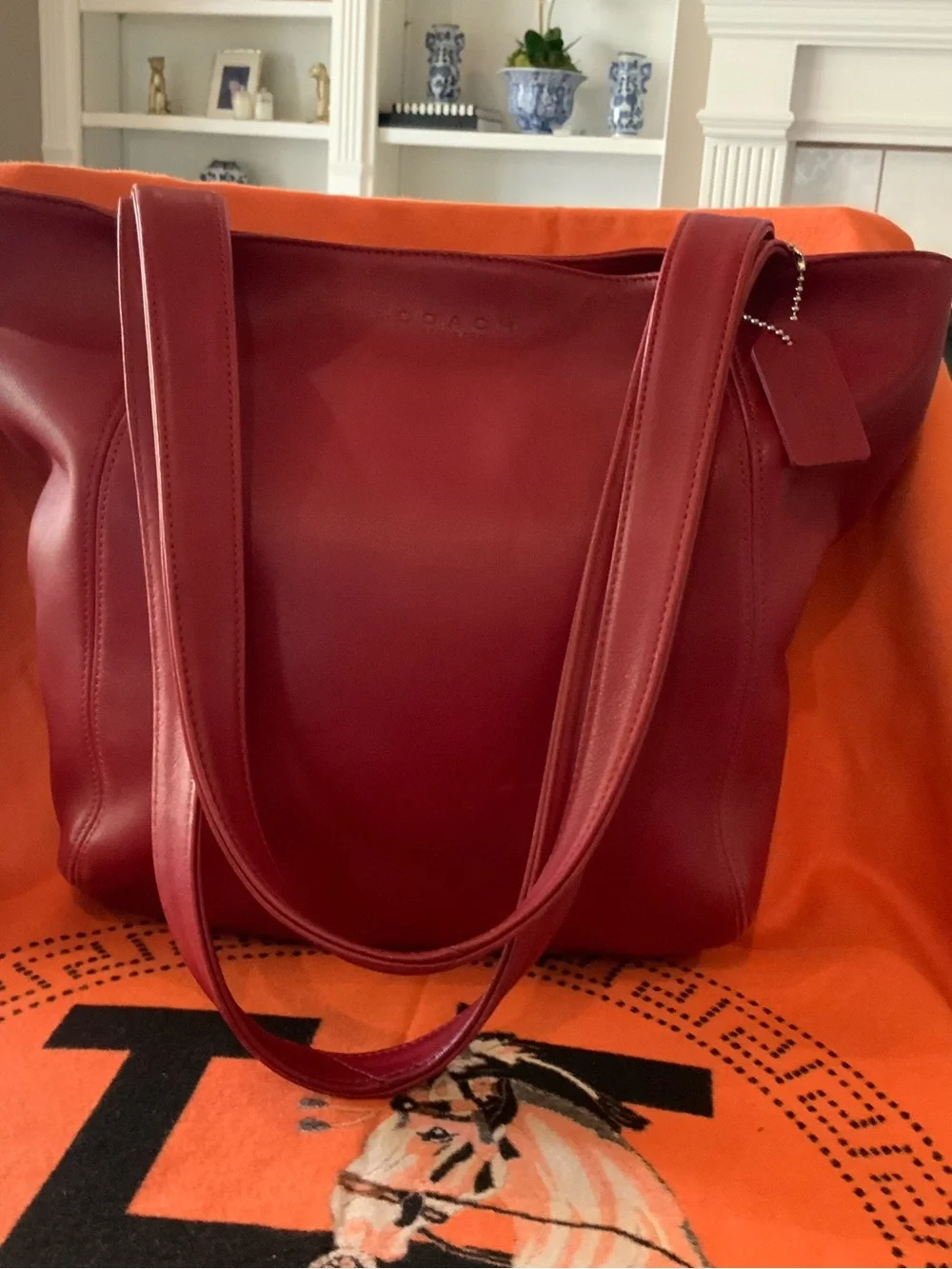 Coach vintage Leather Shoulder Tote